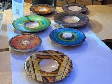 Some of Stewart's demo pieces